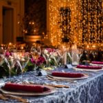 Stunning table display at HOpetoun House