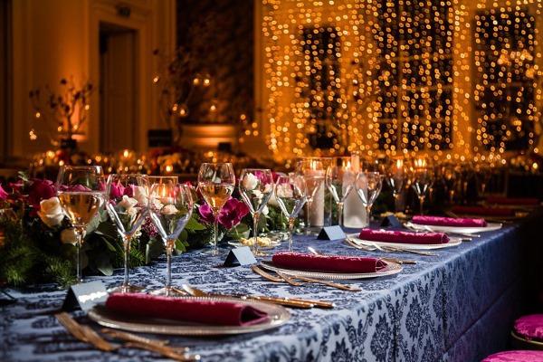 Stunning table display at HOpetoun House